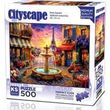 1001 Ks Games 500 Parçalık Paris Meydanı Puzzle - Sedar Karataş - 20094