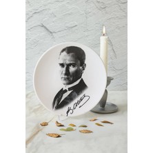1001 Keramika Atatürk Portre Hediyelik/dekoratif Tabak - 18241