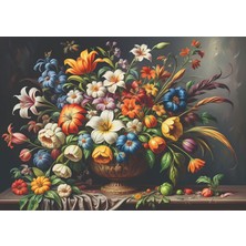 1001 Nova Puzzle 1000 Parça Çiçeklerle Dolu Bir Düş Natürmort Yetişkin Puzzle - 41203