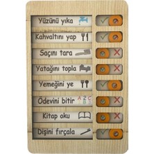 1001 Çocuklar Için Yapılacaklar Listesi Ahşap Planlayıcı Taşınabilir Günlük Kontrol Listesi Ta