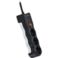 1001 Tuncmatık TSK19010 Powersurge 3-Surge Protectıon PLUG-1050 Joule- Wıth Cable Siyah