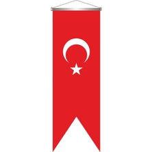 1001 Zc Bayrak Türk Bayrağı Saten Kırlangıç Flama