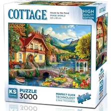 1001 Ks Games 3000 Parça Gölet Kenarındaki Ev Puzzle