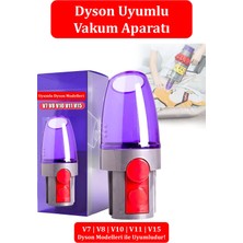 1001 Dyson V7, V8, V10, V11, V15 ile Uyumlu Vakum Başlığı Aparatı, Hızlı Vakum