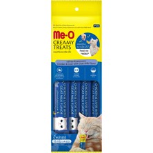 1001 Me-O Tavuk ve Ciğer Keçi Sütlü Sıvı Kedi Ödül Maması 60 gr