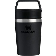 1001 Stanley Cafe To-Go Travel Mug Termos Bardak, Siyah, 0.23 Litre | 3 Saat Dayanır. Sıcak - 4 Saat. S