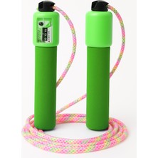 1001 Sayaçlı Atlama Ipi Uzunluk Ayarlanabilir Atlama Sekme Ipi Jump Rope Şeffaf Simli Ip K1567