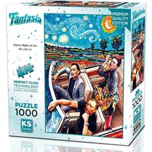 1001 Ks Games 1000 Parça Sanatın Yıldızlı Gecesi Puzzle - 20823