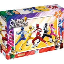 1001 Ca Games Powerrangers Lisanslı 200 Parça 33X48CM Çocuk Puzzle Yapboz Serisi
