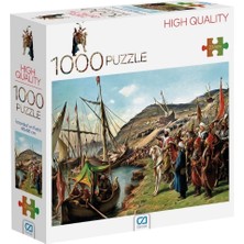 1001 Ca Games Istanbul'un Fethi 1000 Parça 2,2mm Kalınlık 48X68CM Profesyonel Hobi Puzzle Yapboz Seris