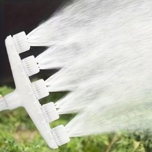 1001 5 Kafalı Peyzaj Bahçe Tarla Çim Sulama Başlığı Yüksek Basınçlı Su Püskürtücü Hortum A