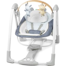 1001 Ingenuity Swing N Go Taşınabilir Salıncak, Çıkarılabilir, Sürdürülebilir Kaynaklı, Ahşap
