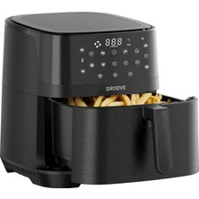 1001 Groove Max Xxl 7l 1800W Wifi Smart Airfryer Air Fryer Yağsız Sıcak Hava Fritözü Siyah