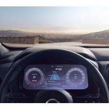 1001 Engo Nissan Qashqai 12.3 Inç Dijital Gösterge Paneli Ile Uyumlu Ekran Koruyucu Nano