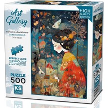 1001 Ks Games 500 Parça Kırmızı Kimonolu Kasın Puzzle - Darid Fairchild