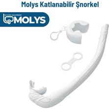 1001 Flex Fold Katlanabilir Şnorkel – Hafif, Taşınabilir ve Konforlu Kullanım Yer Kaplamaz
