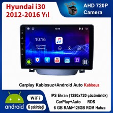 Conio Hyundai I30 2012-2016 Yıl Uyumlu 6GB Ram 128GB Rom Hafıza Android Kablosuz Carplay Navigasyon Multimedya 9 Inç Ekran Hediye Görüş Kamerası Hediye Çerçevesi