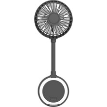 1001 Xenon Smart El Vantilatörü | Şarjlı Taşınabilir Teleskobik Katlanabilir Sessiz Mini Fan X6104