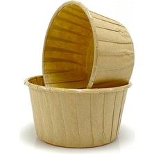 1001 50'li Büyük Boy Xl Kraft Muffin Cupcake Kalıbı Jumbo Kek Kapsülü, Airfryer Uyumlu