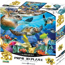 1001 Prime 3D - Kaplumbağa Plajı - 150 Parça Puzzle
