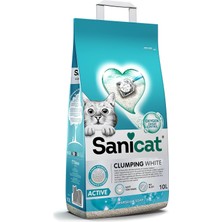 1001 Sanicat Active Marsilya Sabunlu Topaklanan Kedi Kumu 10L