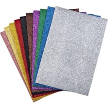 1001 Simli Yapışkanlı Eva 20X30 cm 10 Farklı Renk 129914501999