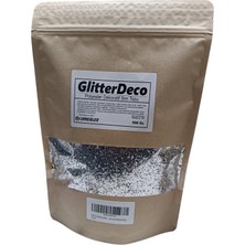 1001 500GR Glitter Gümüş Sim Tozu Iri Taneli Chunky – Epoksi, Boya, Resin Art, Mum, Nail Art,dekoras