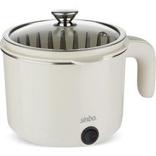 1001 Sinbo SCO-5063 Çok Fonksiyonlu Buharlı Pişirici – 800 ml Kapasite, Paslanmaz Gizli Rezistans, T