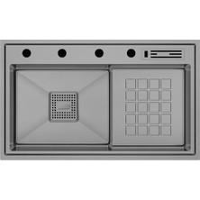 Crauf Evye Lusso Diamond | 86CM - Velvet Grey (Mat Gri)