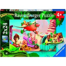 1001 Ravensburger 2X24 Parça Gigantosaurus Dinozor Yapboz