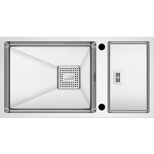 Crauf Evye Lusso Grand | 82CM - Platinum Satin (Inox)