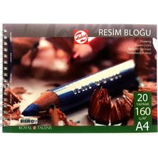 1001 Talens Çizim Bloğu 160 gr - A4 - 20 Yaprak Spiralli