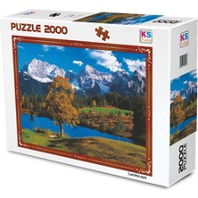 1001 Ks Games- Bavarian Alps 2000 Parça Puzzle