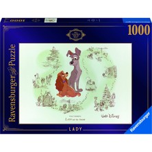 1001 RAVENSBURGER1000 Parça Disney Leydi ile Sokak Köpeği Puzzle