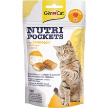 1001 Gimcat Nutripockets Kedi Ödülü Peynir Taurin, 60 G