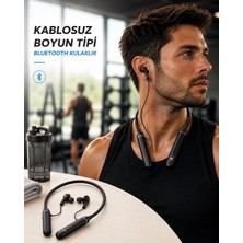 Epilons Boyun Tipi Kablosuz Bluetooth Kulaklık Uzun Pil Ömrü Mikrofonlu