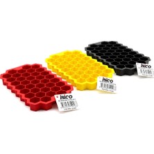 MiraLive Mini Petek Buz Kalıbı - 38 Bölmeli - Silikon - Renkli