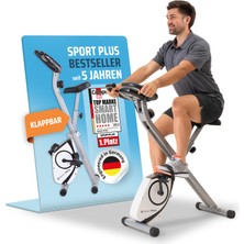 1001 Sportplus Katlanabilir Kondisyon Bisikleti, Ev Için Uygun, Akıllı Ekran ile Nabız ve Performans