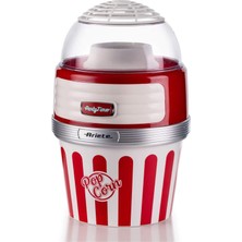 1001 Ariete Party Time Servis Mısır Patlatma Makinesi Kırmızı 2957/00 - Popcorn Maker Xl, 2 Dakikada