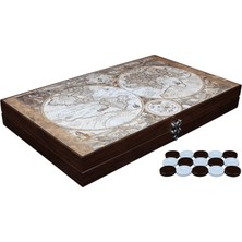 1001 Gifthome Deri Tavla Antik Harita