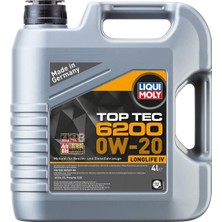1001 Liqui Moly Top Tec 6200 0W-20 4 Lt Motor Yağı