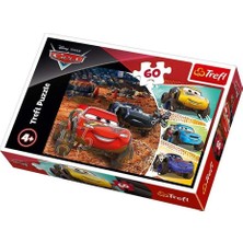 1001 Trefl 17327 Şimşek Mcqueen ve Arkadaşları, Disney Cars 60 Parça, 4 Yaşından Büyük Çocuklar