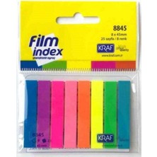 1001 Fılm Index Post It Yapışkanlı Ayraç 8 Renk 25 Sayfa