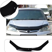 Empressco Honda Civic Uyumlu 2001-2006 Abs Piano Black Kaput Rüzgarlığı