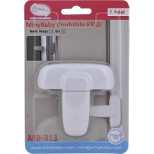 Miny Baby MB313BEYAZ Mandallı Buzdolabı Kilidi (Beyaz)