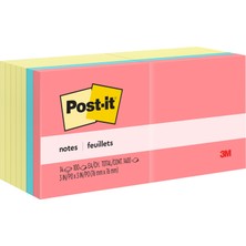 1001 Post-It Notlar, 7,6 x 7,6 Cm, 14 Blok, Amerika #1 Favorite Sticky Notes, Sarı ve Parlak, Temiz Çı