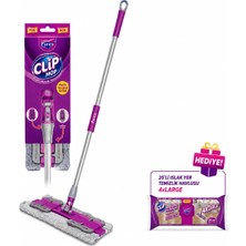 1001 Parex Clip Mop Yer Temizlik Sistemi Kutulu Mop Uyumlu Yer Temizlik Havlusu 4xl 25’li Hediye