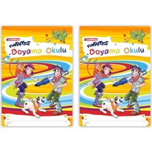 1001 Edding Funtastics Eğitici Boyama Defteri 2li Paket