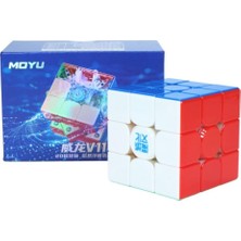 1001 Moyu Weilong V11 3x3 Manyetik Hız Küpü | Maglev, 20 Mıknatıslı Top Çekirdekli ve Uv Kaplamal�