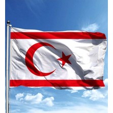 1001 Zc Bayrak Kıbrıs Milli Gönder Bayrağı 100X150 cm Raşel Dijital Baskı